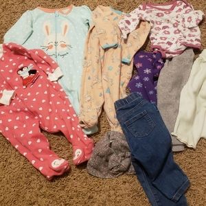Baby Girls Lot size 3-6 Months clothing